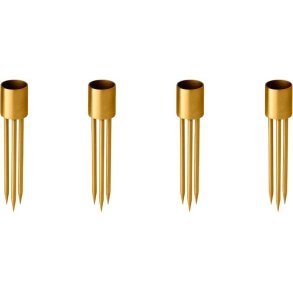 ester & erik Lysestick 4 stk. �1,6/H8 cm, Guld