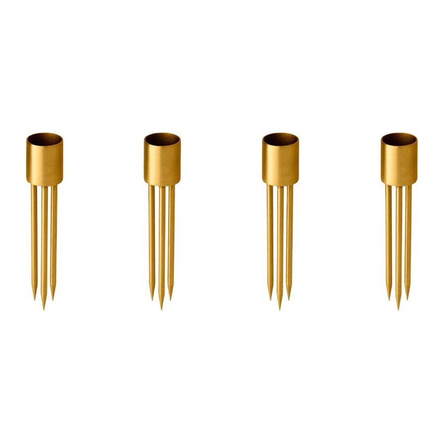 ester & erik Lysestick 4 stk. �1,6/H8 cm, Guld