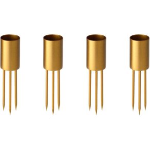 ester & erik Lysestick 4 stk. �2,6/H10 cm, Guld