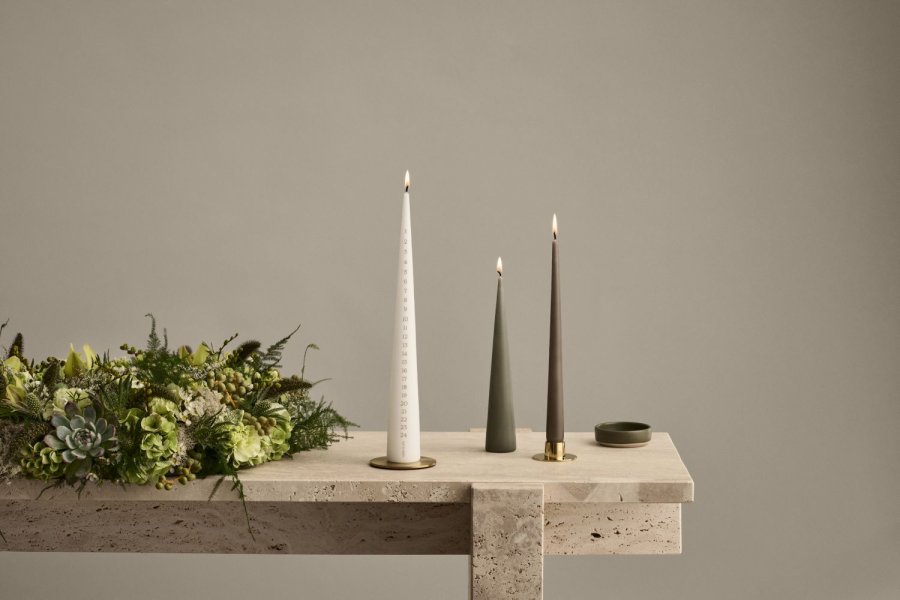 ester & erik Kerzenplatte �9 cm, Gold