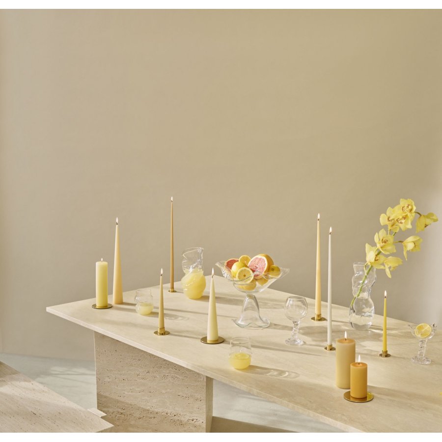 ester & erik Kerzenplatte �9 cm, Gold