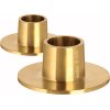 ester & erik Lysestage 2 stk. H2,3 cm, B�rstet Guld