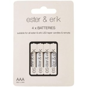 ester & erik AAA Batterien 4er Set