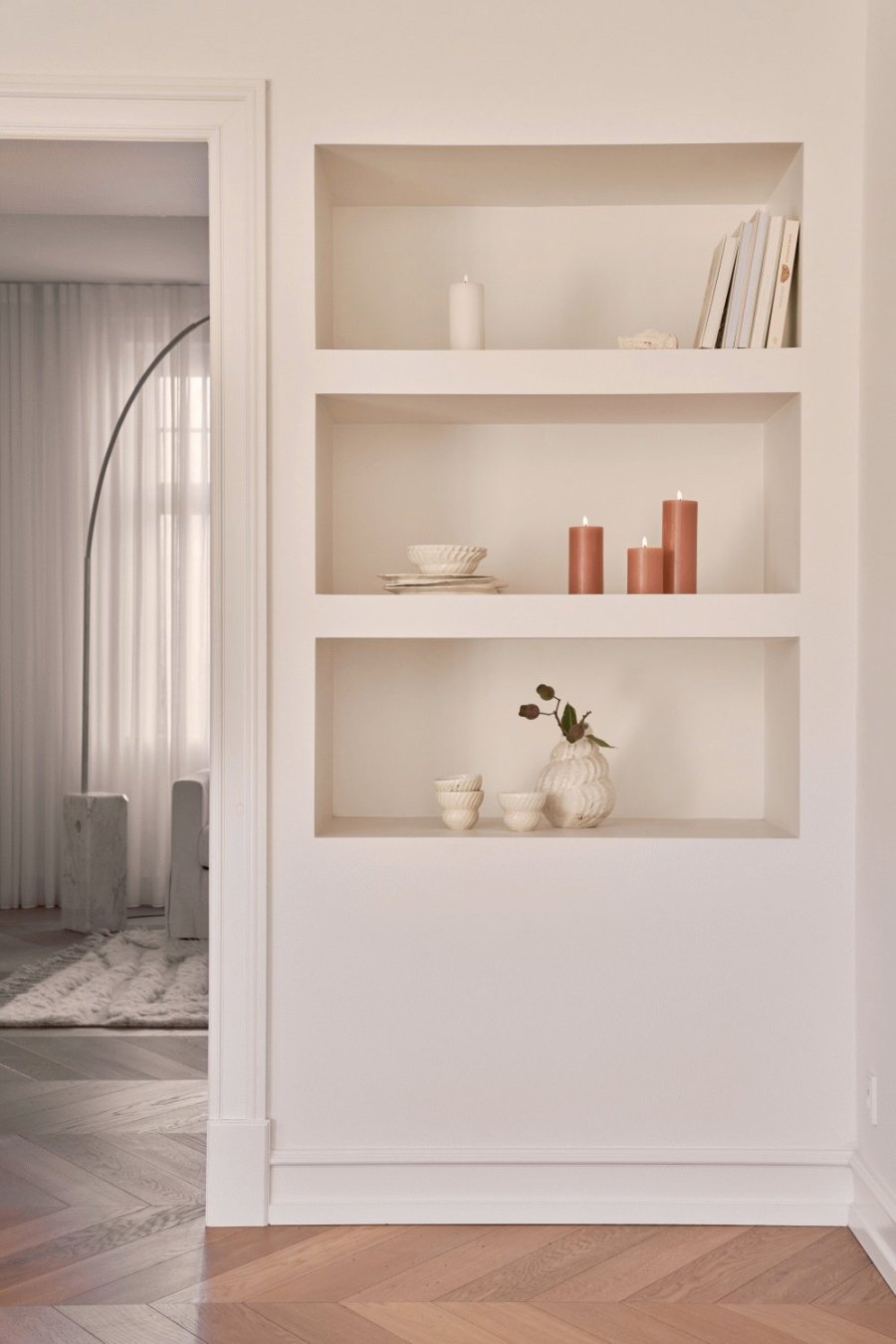 ester & erik Bloklys LED �7,5/H15 cm, Silky