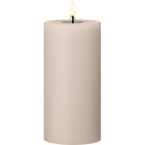 ester & erik Bloklys LED �7,5/H15 cm, Linen Grey