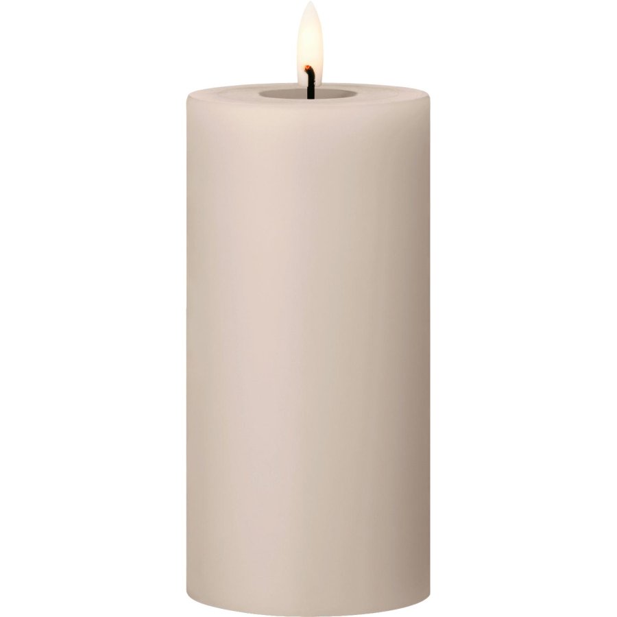 ester & erik Bloklys LED �7,5/H15 cm, Linen Grey