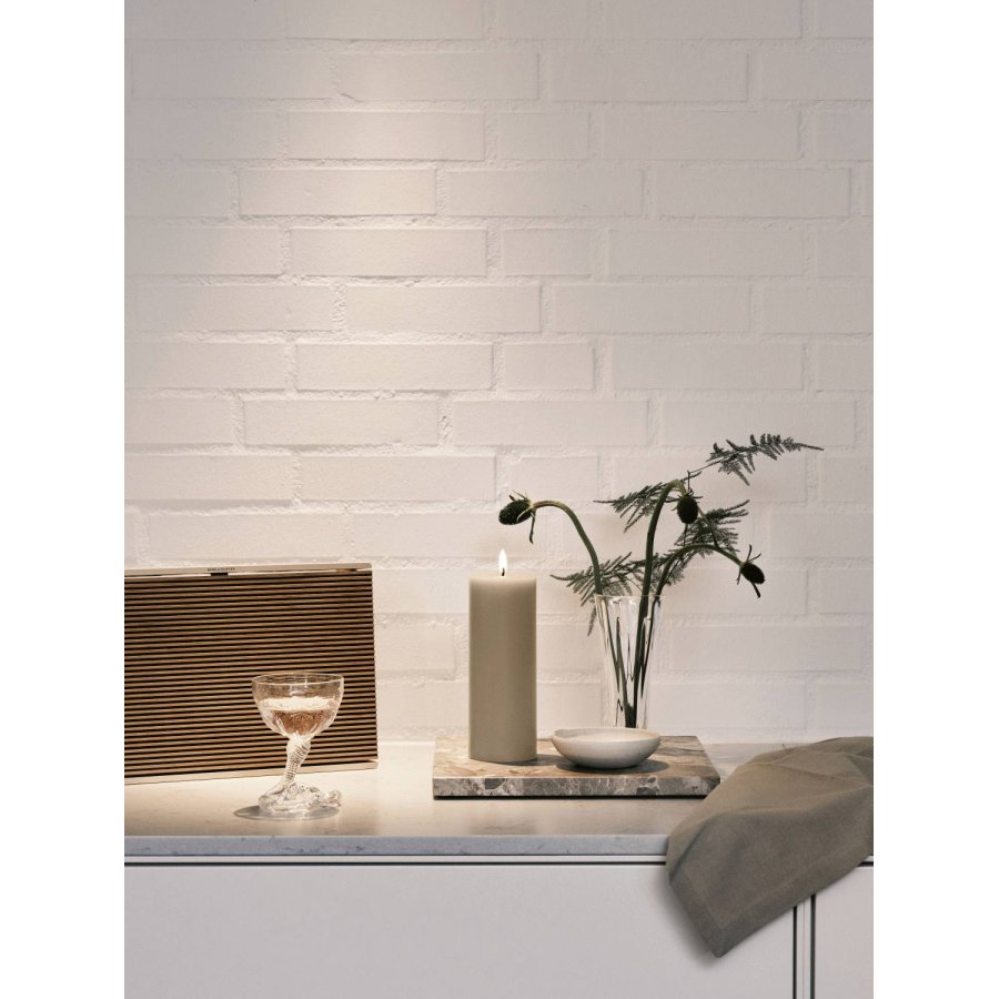 ester & erik Bloklys LED �7,5/H20 cm, Linen Grey