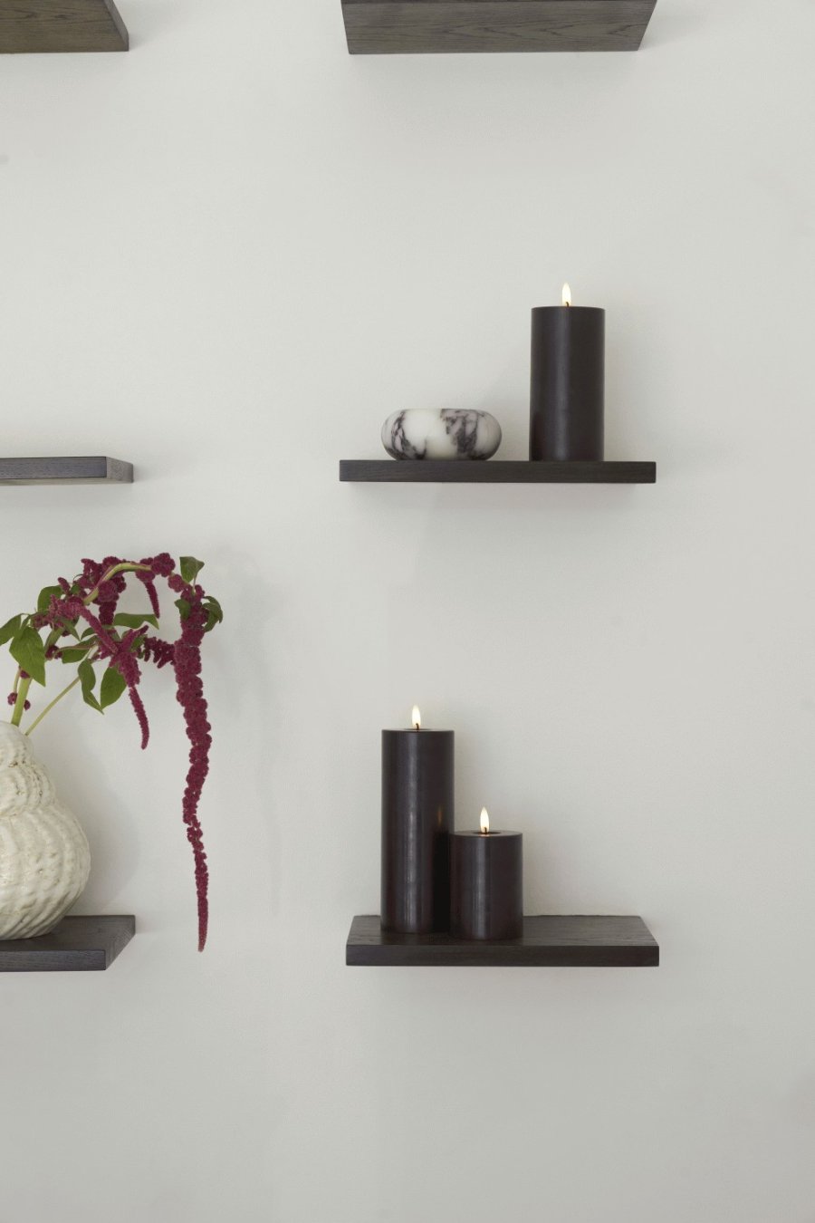 ester & erik Bloklys LED �7,5/H20 cm, Espresso