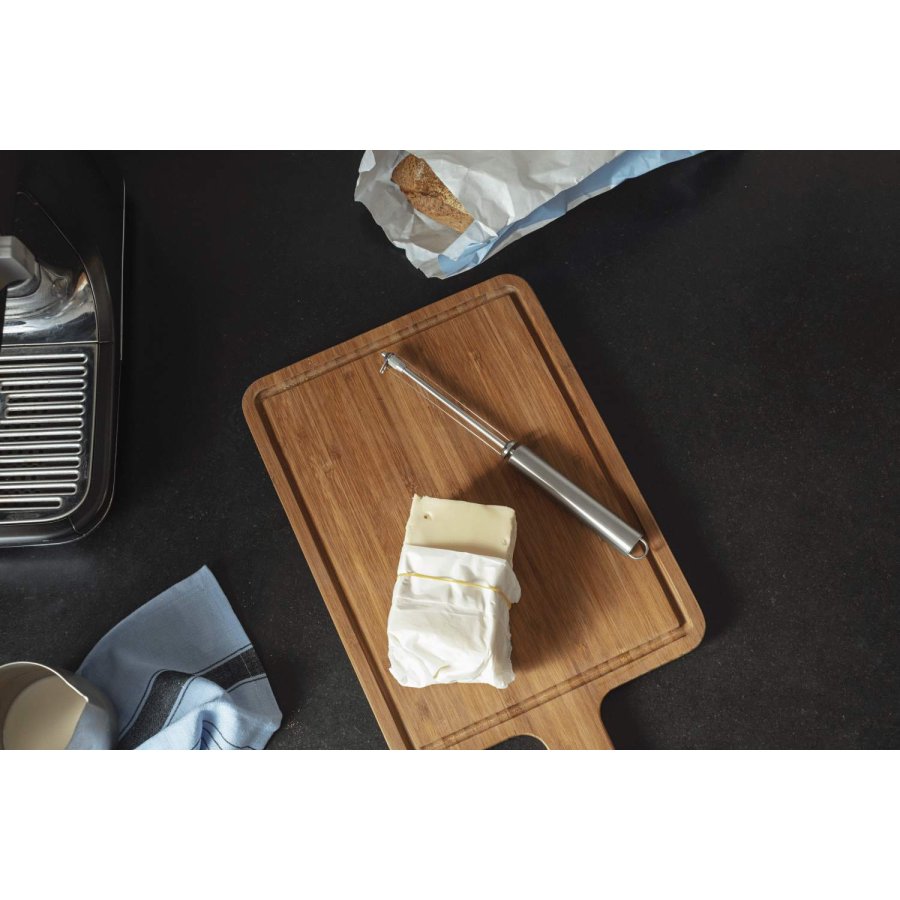 Eva Trio Käseschneider 22 cm, Gebürsteter Stahl