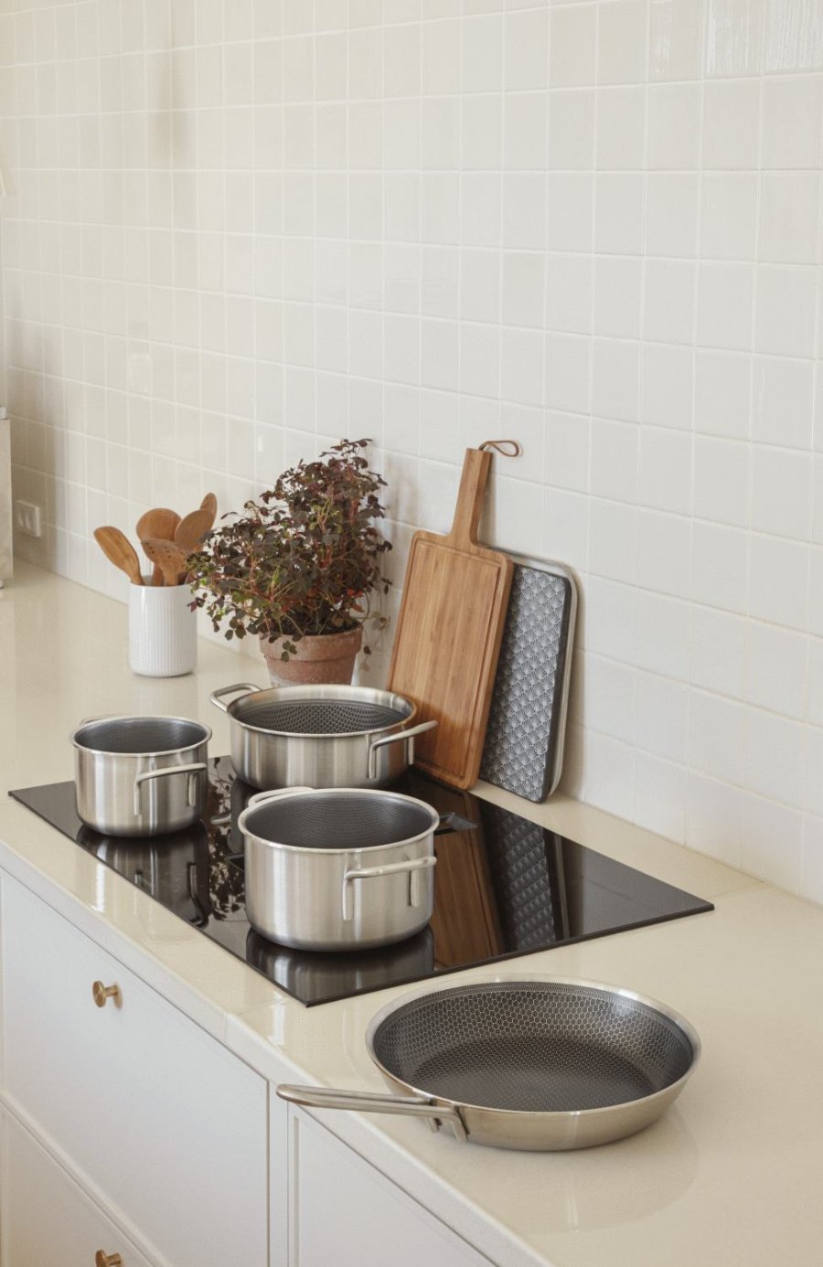 Eva Trio Multi Mosaic Sautierpfanne mit Keramische Antihaftbeschichtung 24 cm