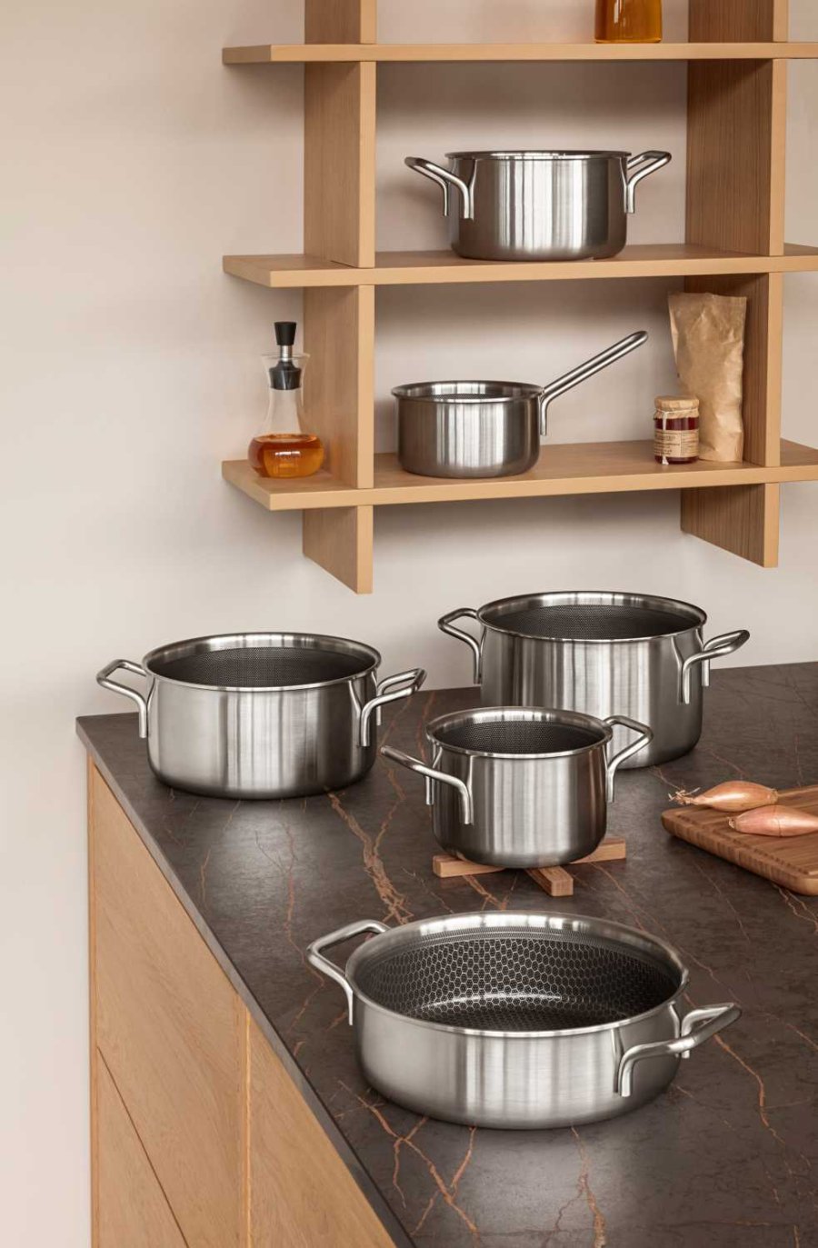 Eva Trio Multi Mosaic Sautierpfanne mit Keramische Antihaftbeschichtung 24 cm