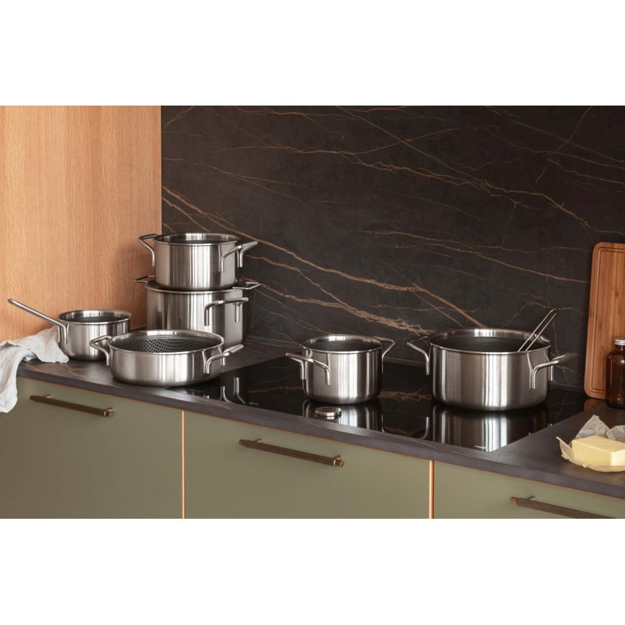 Eva Trio Multi Mosaic Sautierpfanne mit Keramische Antihaftbeschichtung 24 cm