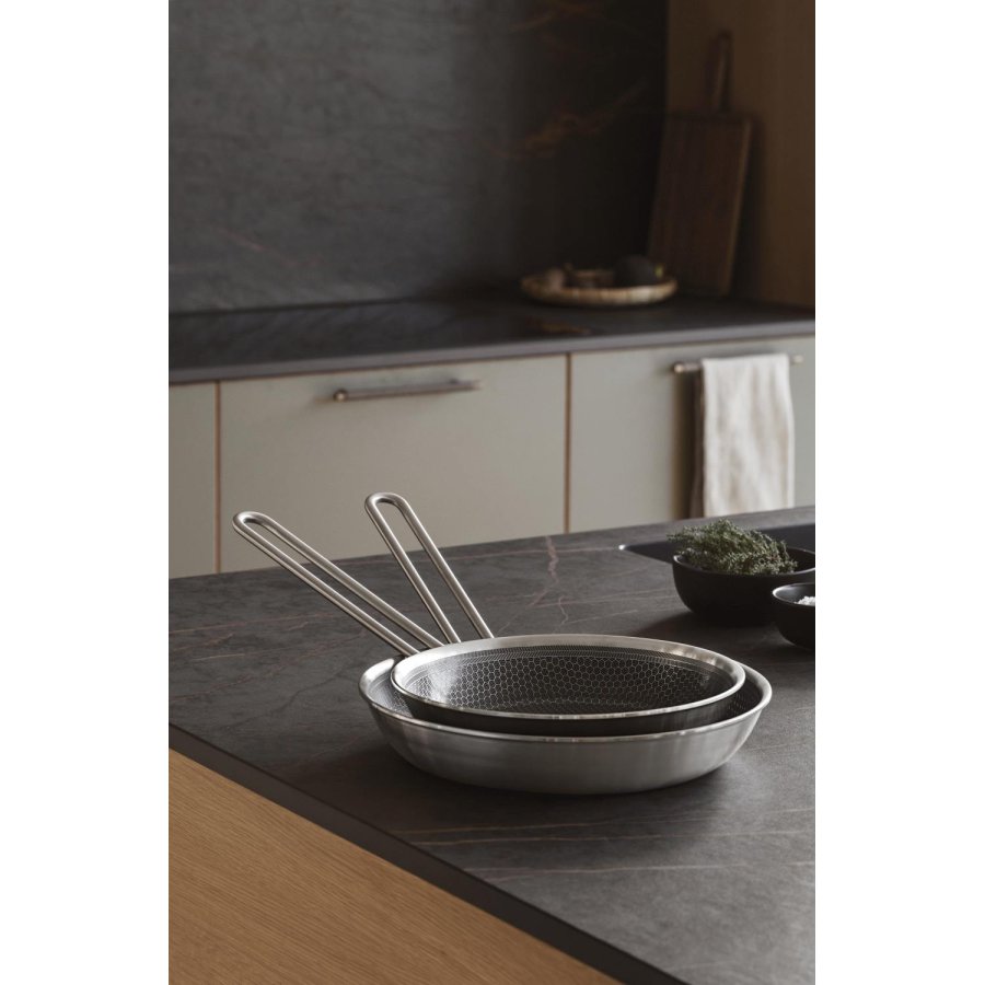 Eva Trio Multi Mosaic Bratpfanne mit Keramische Antihaftbeschichtung 2er Set 24/28 cm