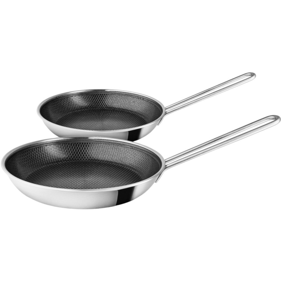 Eva Trio Multi Mosaic Bratpfanne mit Keramische Antihaftbeschichtung 2er Set 24/28 cm