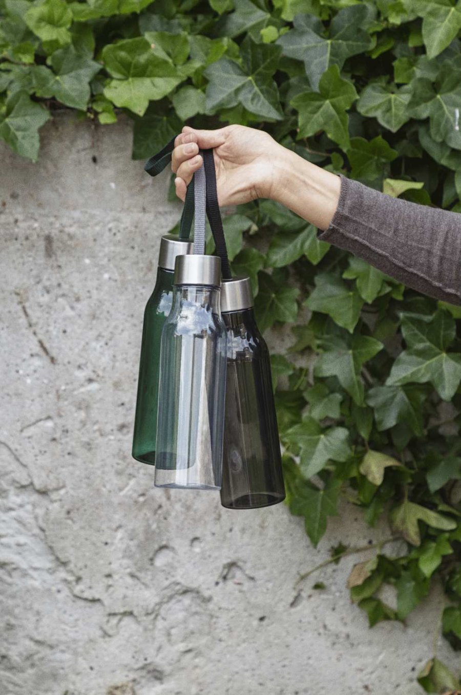 Eva Solo RE-Hydrate Wasserflasche 0,5 L, Smoke