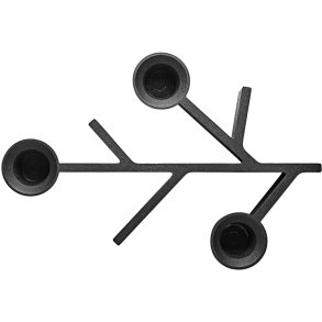 Eva Solo Twig Kerzenhalter 20 cm, Schwarz