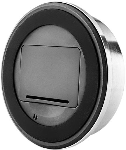 Eva Solo Magnetischer Timer 9 cm, Gebrsteter Stahl