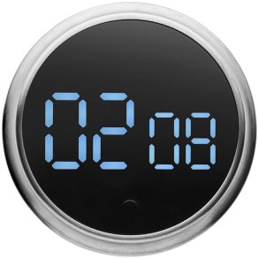 Eva Solo Magnetischer Timer 9 cm, Gebrsteter Stahl