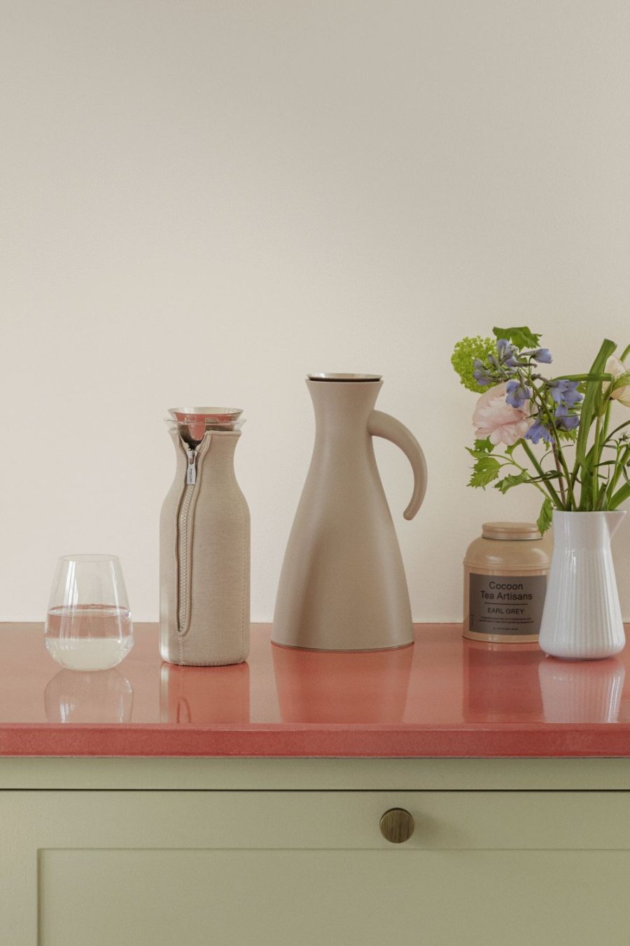 Eva Solo Kühlschrankkaraffe 1 L, Caramel Cream