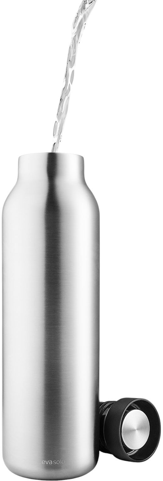 Eva Solo Urban Thermosflasche 0,7 L, Schwarz/Stahl