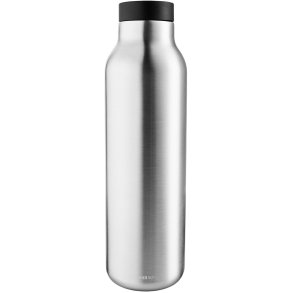 Eva Solo Urban Thermosflasche 0,7 L, Schwarz/Stahl