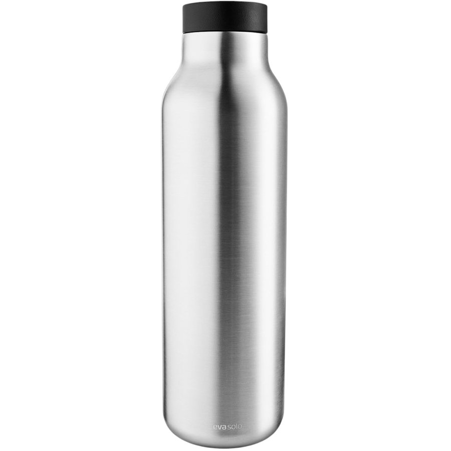 Eva Solo Urban Thermosflasche 0,7 L, Schwarz/Stahl