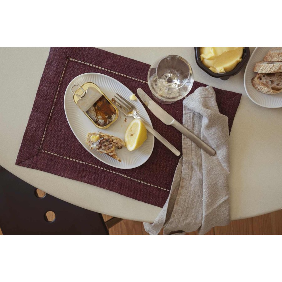 Eva Trio Legio Nova Ovaler Coupe Teller 24,5 cm, Wei