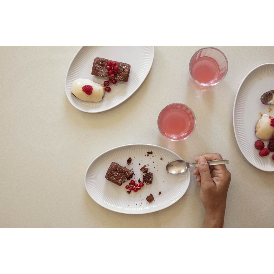 Eva Trio Legio Nova Ovaler Coupe Teller 24,5 cm, Wei