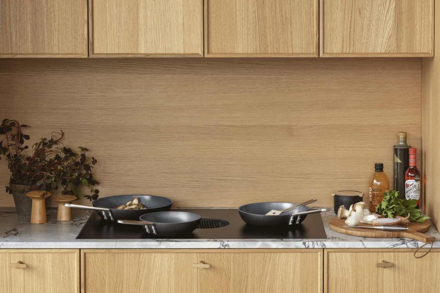 Eva Trio Professional Bratpfanne mit Slip-Let Antihaftbeschichtung Laser Titanium 28 cm