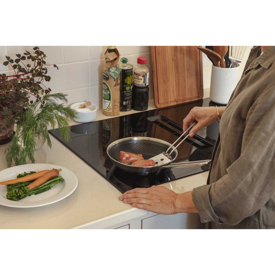 Eva Trio Multi Mosaic Bratpfanne mit Slip-Let Antihaftbeschichtung Beschichtung 20 cm