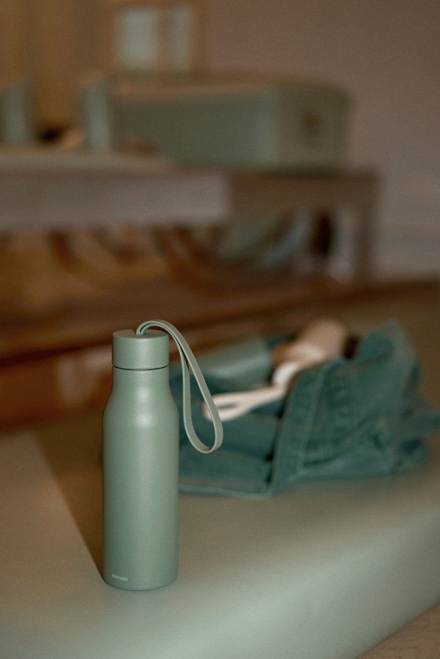 Eva Solo RE-Hydrate To Go Thermoflasche 0,5 L, Green Goddess