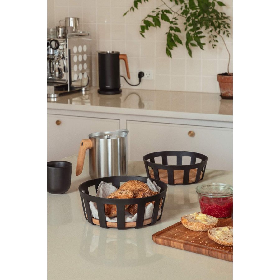 Eva Solo Nordic Kitchen Brotkorb �24,5 cm, Schwarz