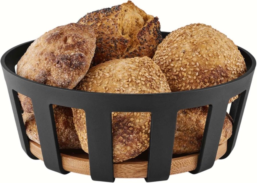 Eva Solo Nordic Kitchen Brotkorb �24,5 cm, Schwarz