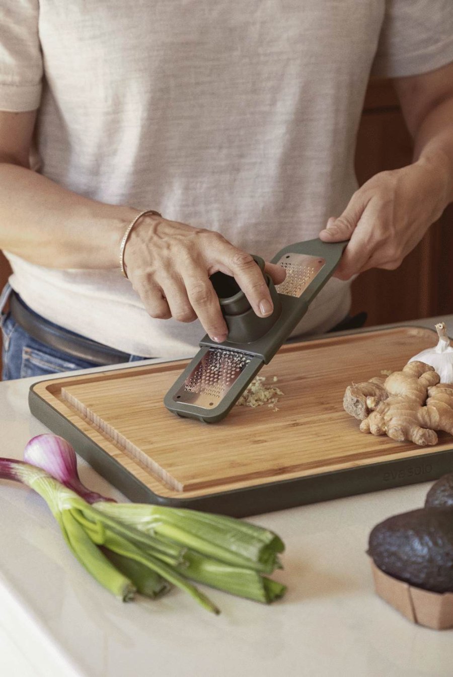 Eva Solo Green Tools Mikro Reibe 29x7 cm, Gr&uuml;n