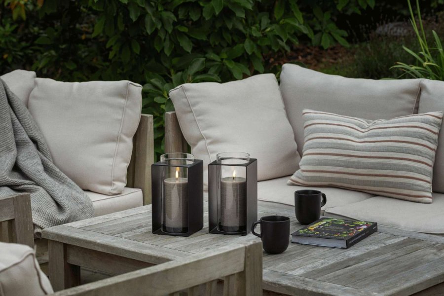 Eva Solo Grow Laterne H18 cm, Schwarz