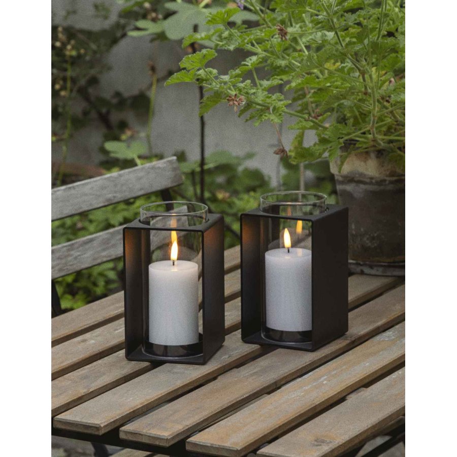 Eva Solo Grow Laterne H18 cm, Schwarz