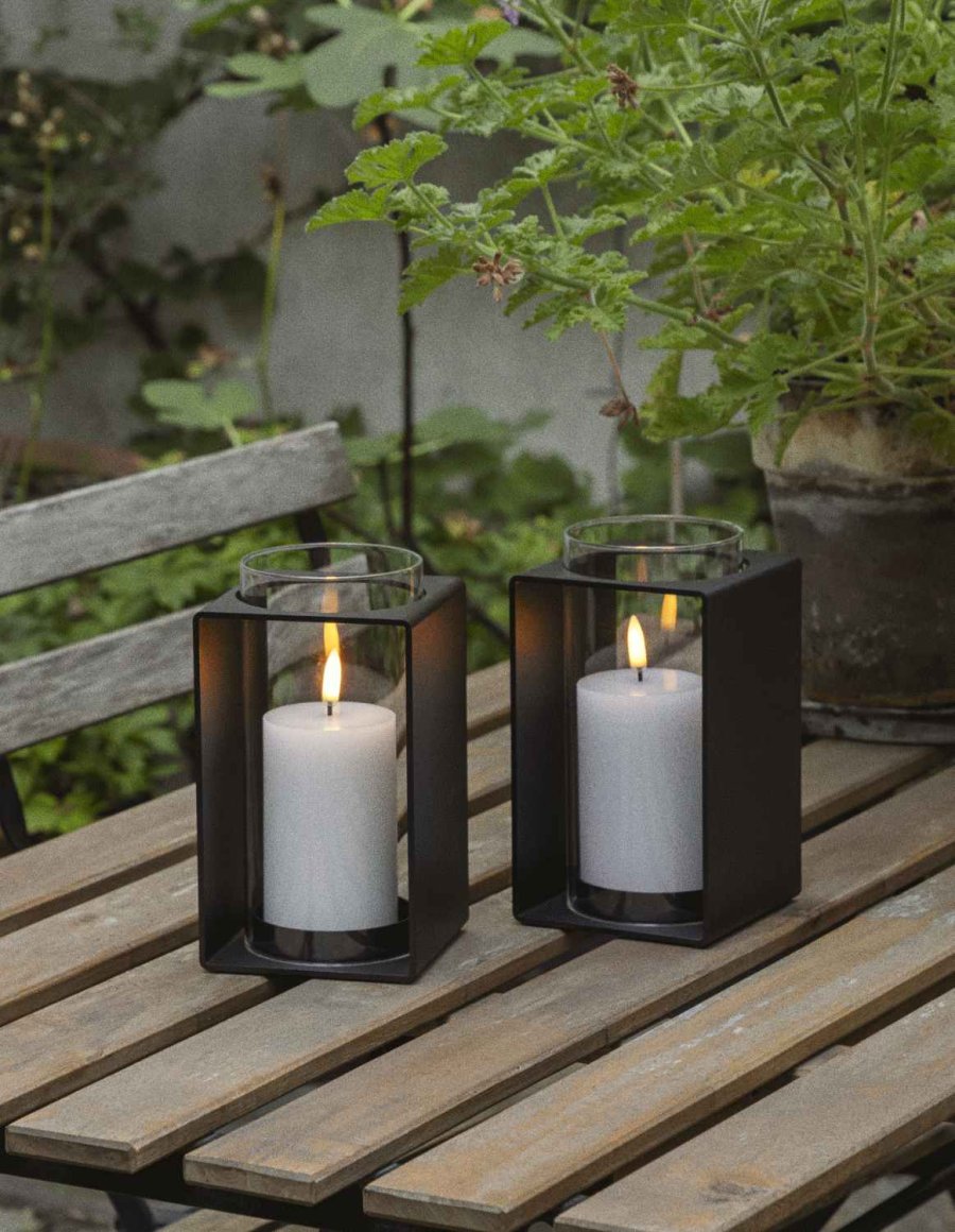 Eva Solo Grow Laterne H18 cm, Schwarz