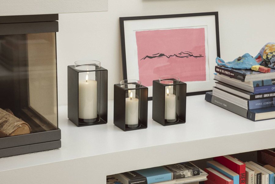 Eva Solo Grow Laterne H18 cm, Schwarz