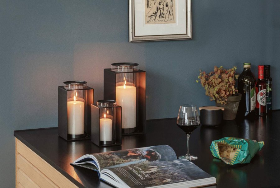 Eva Solo Grow Laterne H23,5 cm, Schwarz