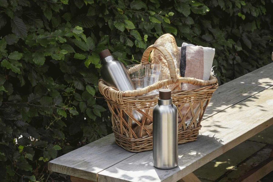 Eva Solo Liquid Lounge Thermoflasche 0,7 L, Geb�rsteter Stahl