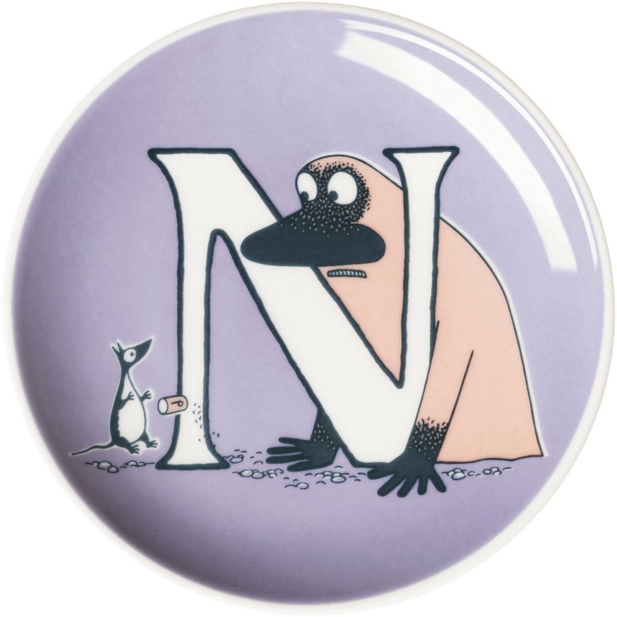 Moomin Arabia Mumin ABC Miniteller 10,5 cm, N