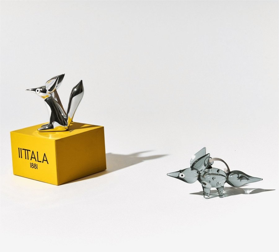 Iittala Vulpes Ornament St�ende 11,5 cm, Bl�