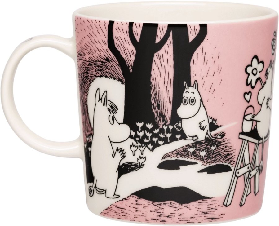 Moomin Arabia 30 �rs Jubil�um Mumi Krus 30 cl, K�rlighed Box
