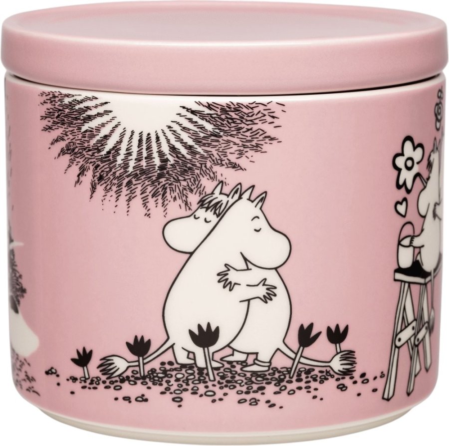 Moomin Arabia 30 Jahre Jubil&auml;um Mumin Dose H12,8 cm, Liebe