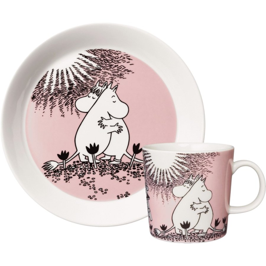 Moomin Arabia 30 �rs Jubil�um Mumi Krus & Tallerken, K�rlighed