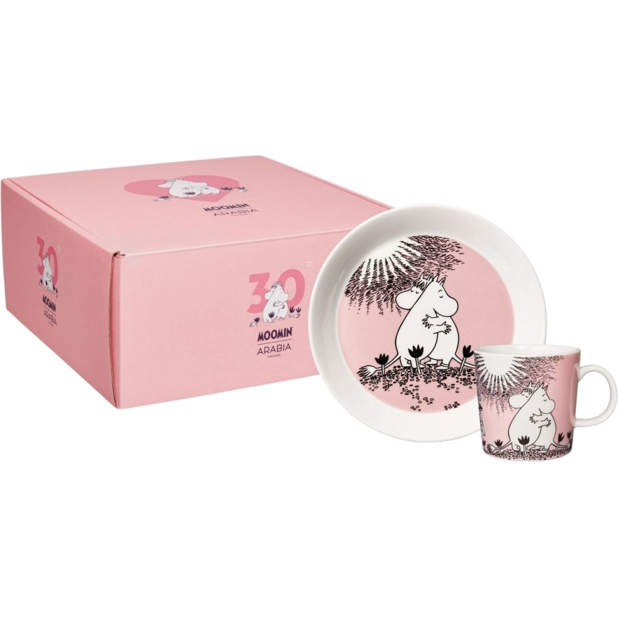 Moomin Arabia 30 �rs Jubil�um Mumi Krus & Tallerken, K�rlighed