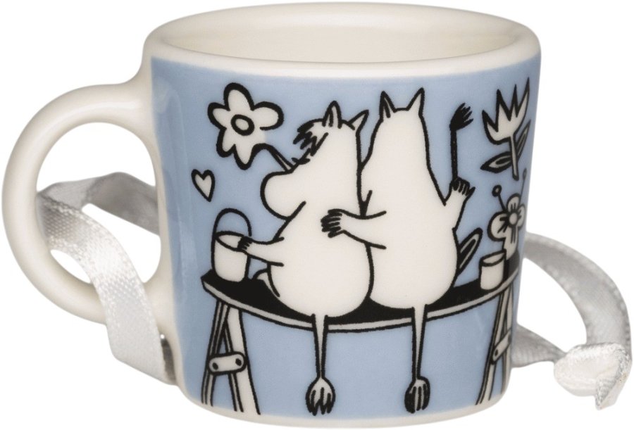 Moomin Arabia 30 �rs Jubil�um Moomin Minikrus 1,2 cl, K�rlighed Bl�