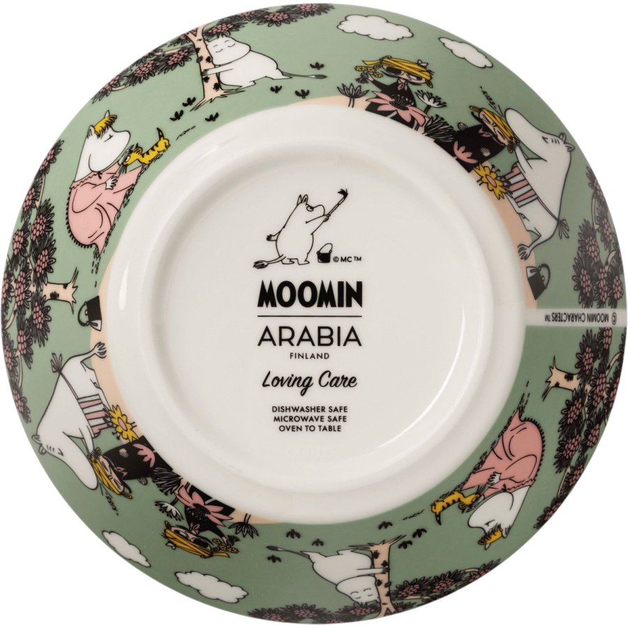 Moomin Arabia Mumi Sk�l �15 cm, K�rlig Omsorg