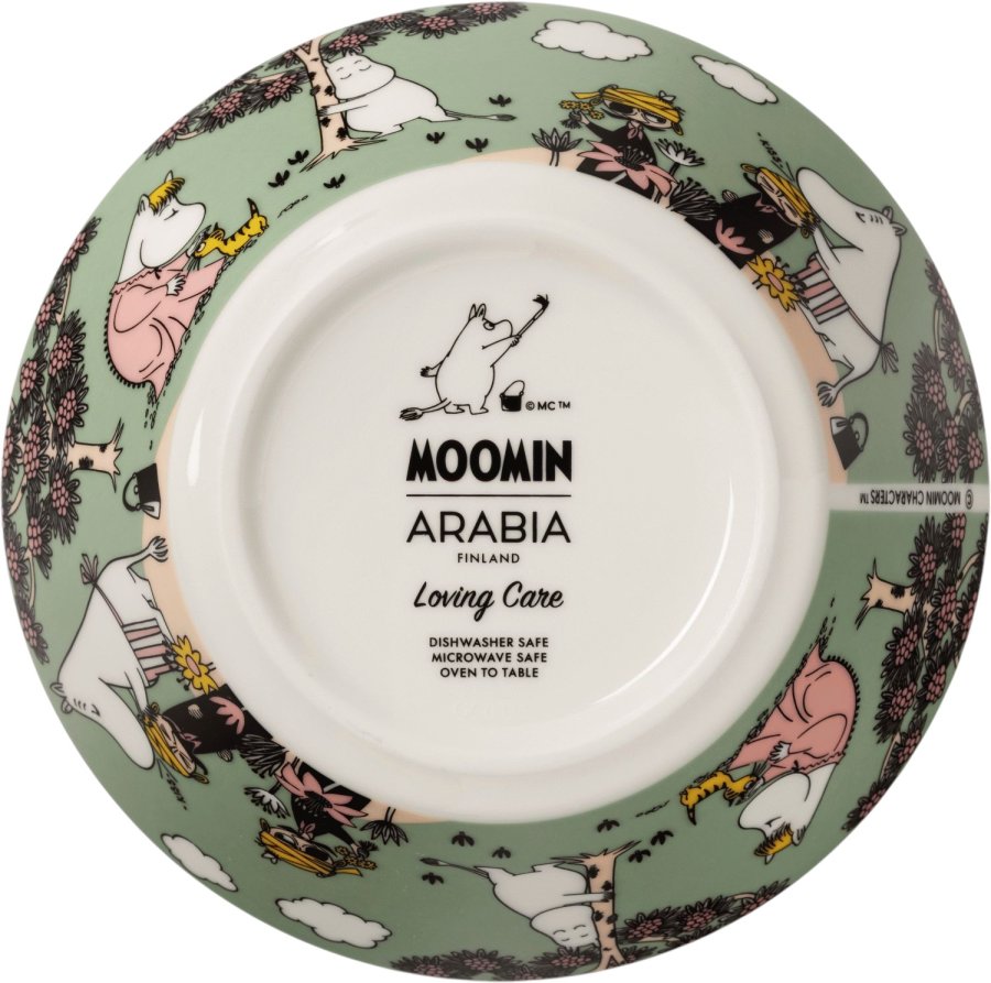 Moomin Arabia Mumi Sk�l �15 cm, K�rlig Omsorg