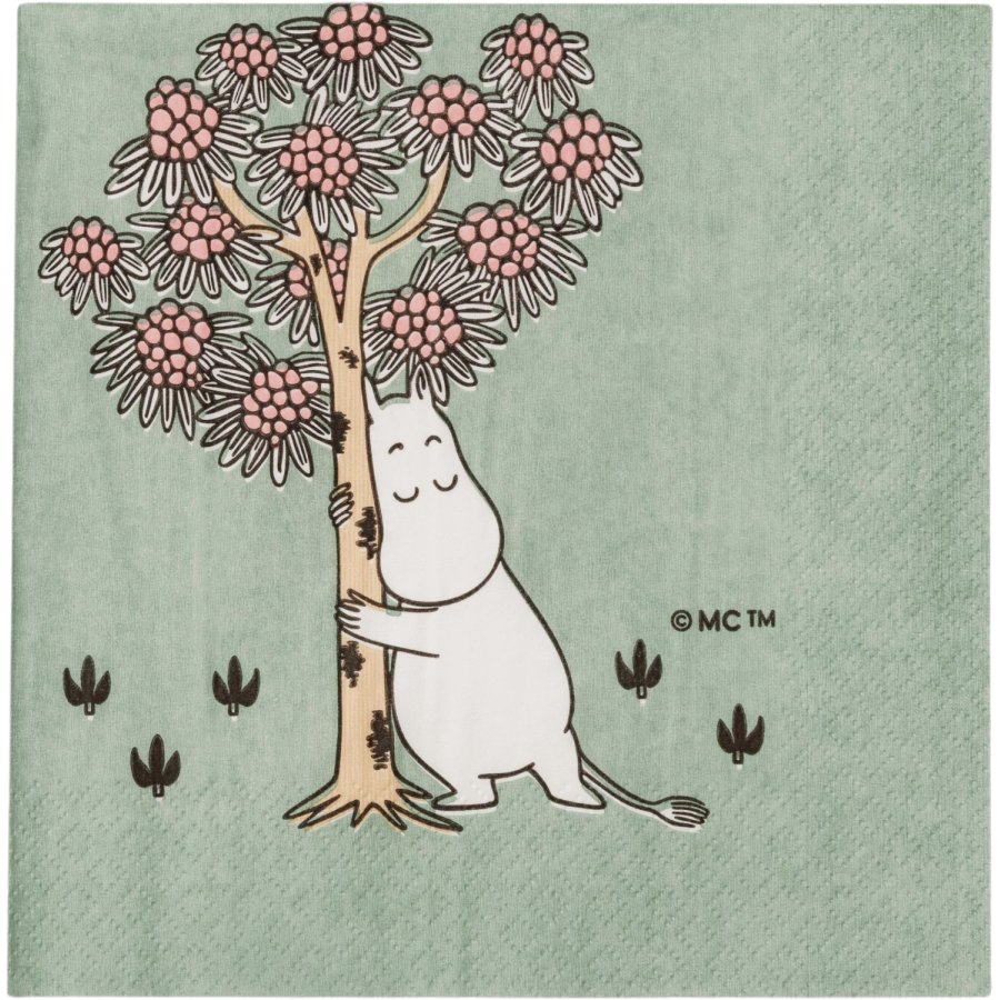 Moomin Arabia Mumi Serviet 20 stk 33x33 cm, K�rlig Omsorg